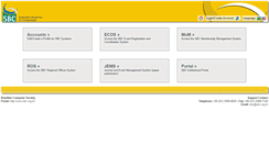 Desktop Screenshot of centraldesistemas.sbc.org.br